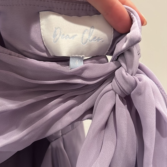 Dear Cleo Lavender Bridesmaid Dress - Picture 3 of 3